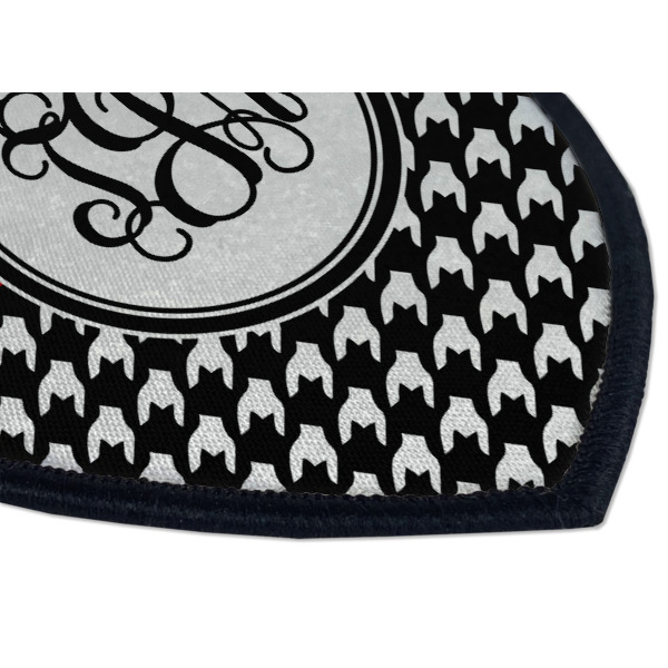 Custom Design - Iron On Patch - Shield - Style B - Closeup