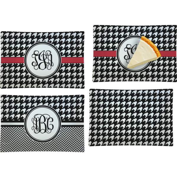 Custom Design - Set of Rectangular Appetizer / Dessert Plates