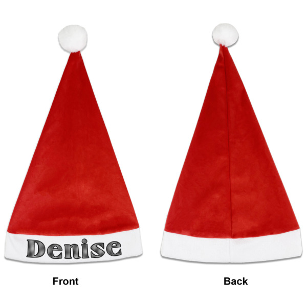 Custom Design - Santa Hats - Front and Back (Single Print) APPROVAL