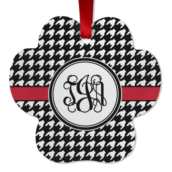 Custom Design - Metal Paw Ornament - Front