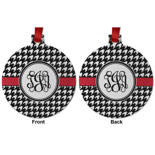 Custom Design - Metal Ball Ornament - Front and Back
