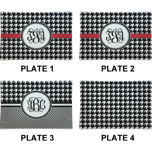 Custom Design - Set of Rectangular Appetizer / Dessert Plates (Approval)