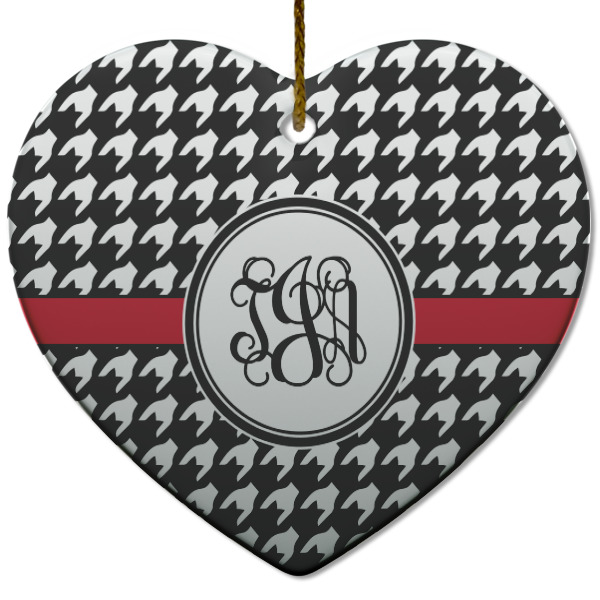 Custom Design - Ceramic Flat Ornament - Heart (Front)