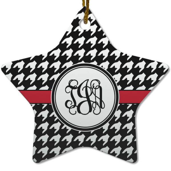 Custom Design - Ceramic Flat Ornament - Star (Front)