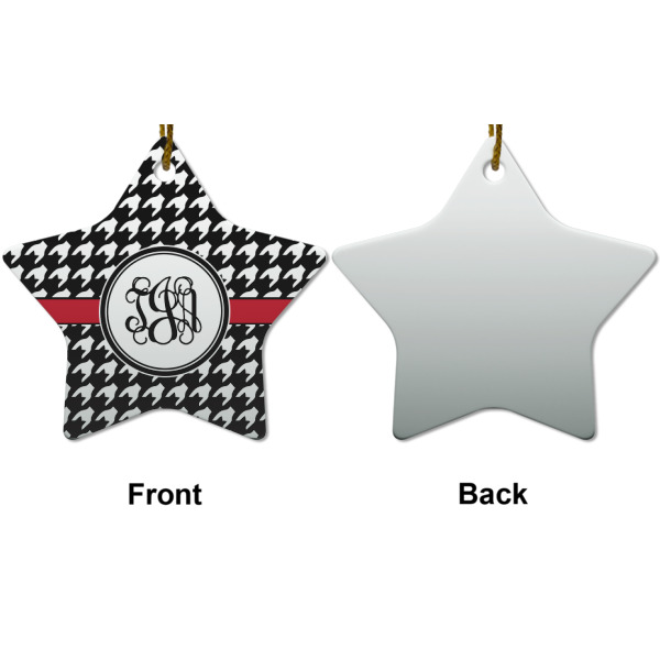 Custom Design - Ceramic Flat Ornament - Star Front & Back (APPROVAL)
