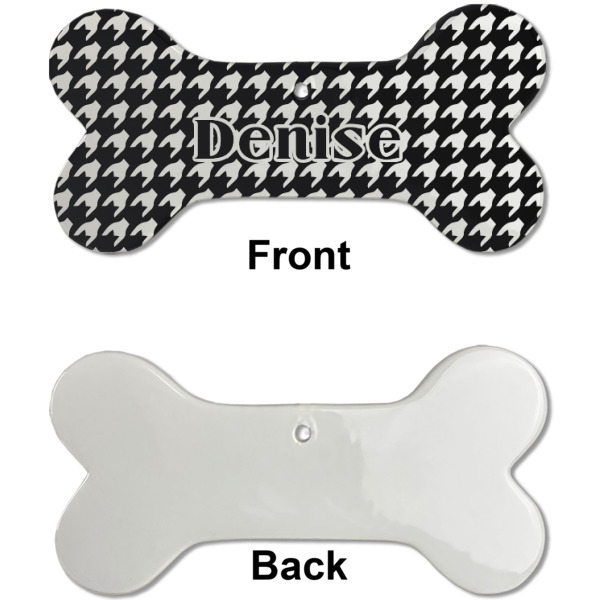 Custom Design - Ceramic Flat Ornament - Bone Front & Back Single Print (APPROVAL)