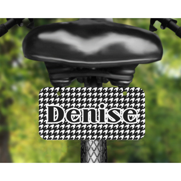 Custom Design - Mini License Plate on Bicycle - LIFESTYLE Two holes