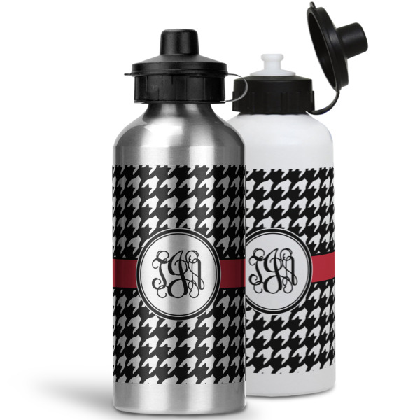 Custom Design - Aluminum Water Bottles - MAIN (white &silver)
