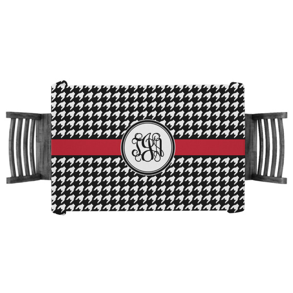 Custom Houndstooth Tablecloth - 58"x58" (Personalized)