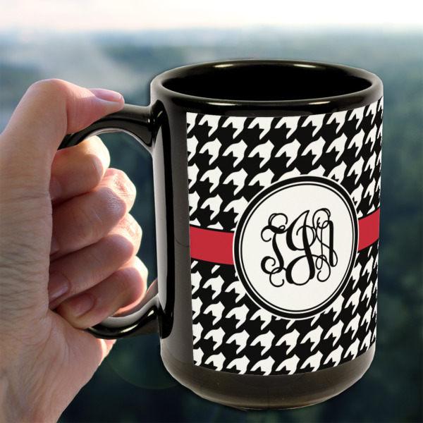 Custom Design - 15oz. Black Mug - Lifestyle