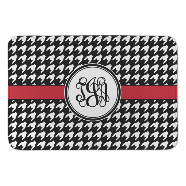 Custom Houndstooth Anti-Fatigue Kitchen Mat (Personalized)