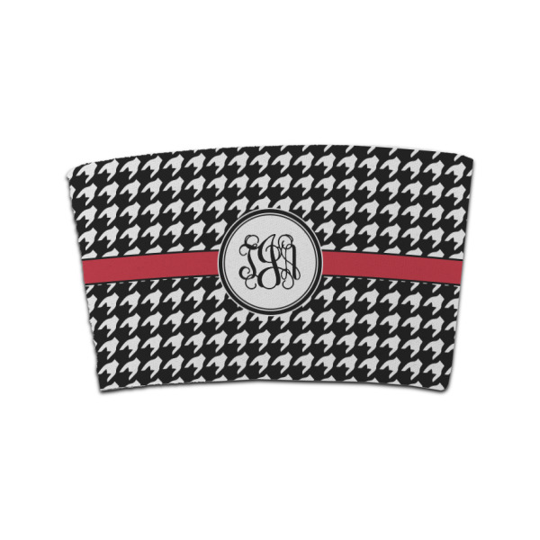 Custom Houndstooth Coffee Cup Sleeve (Personalized)