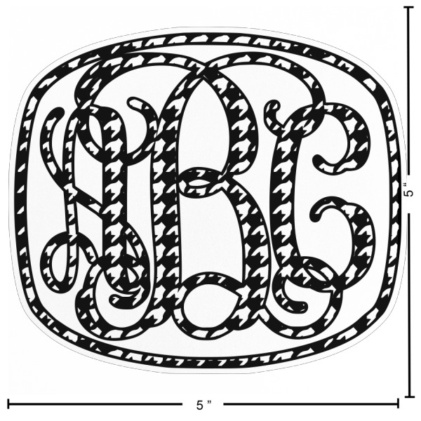 Custom Design - Custom Shape Iron On Patches - L Patch w/ Measurements