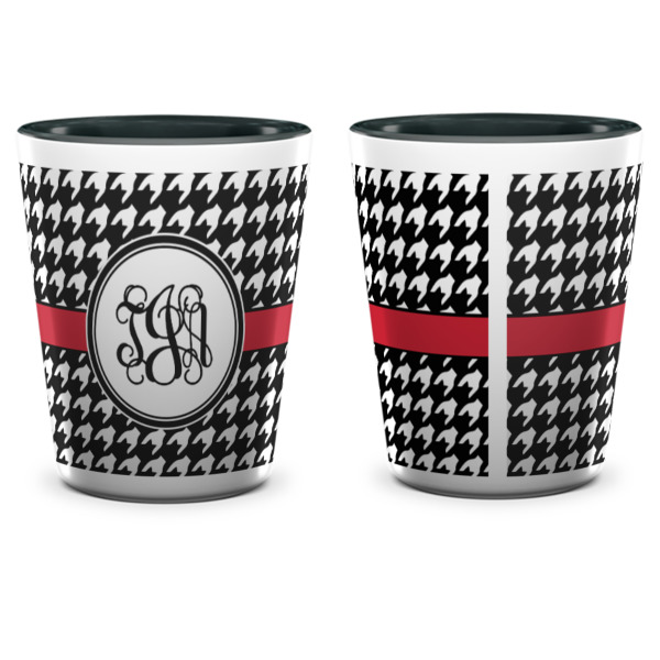 Custom Design - Ceramic Shot Glass - Two Tone - Front & Back
