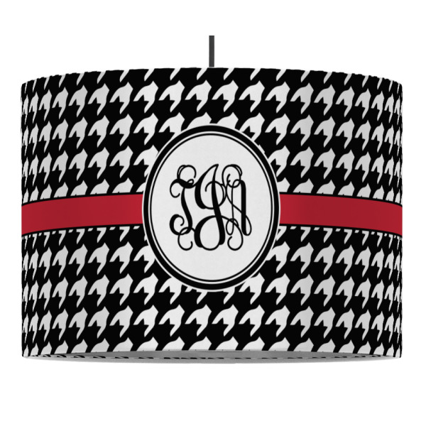 Custom Houndstooth Drum Pendant Lamp (Personalized)