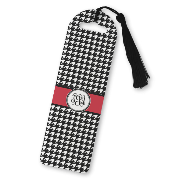 Custom Houndstooth Plastic Bookmark (Personalized)