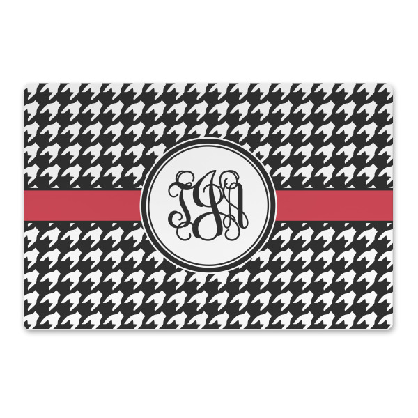 Custom Houndstooth Large Rectangle Car Magnet (Personalized)