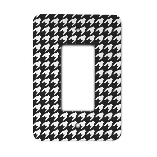 Custom Houndstooth Rocker Style Light Switch Cover