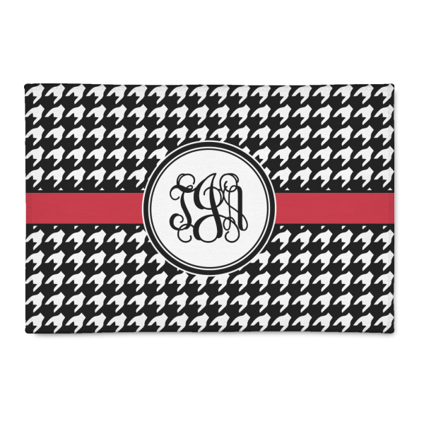 Custom Houndstooth 2' x 3' Indoor Area Rug (Personalized)