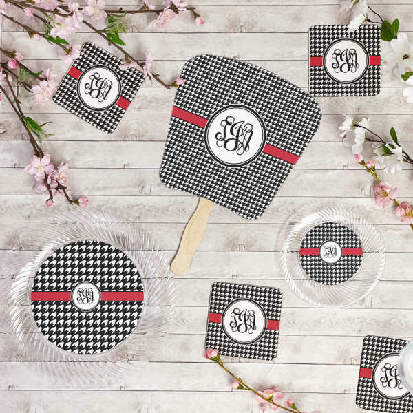 Custom Design - Party Supplies Combination Image - All items - Plates, Coasters, Fans
