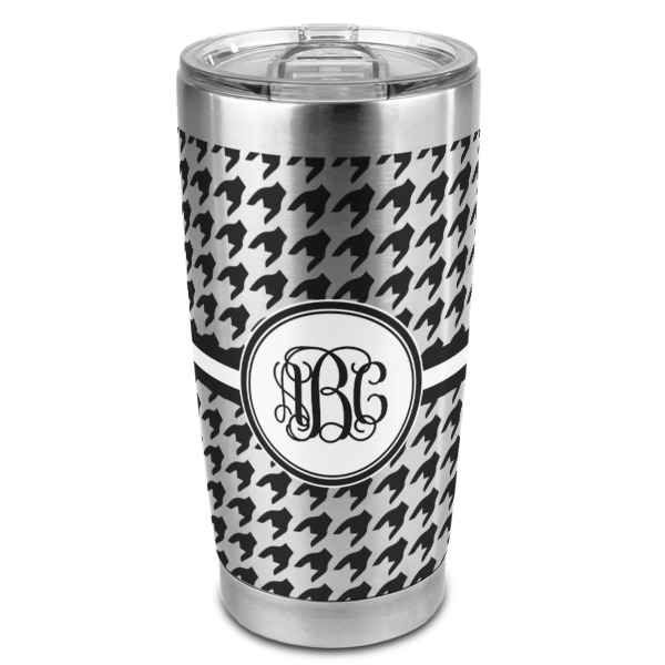 Custom Houndstooth 20oz Stainless Steel Double Wall Tumbler - Full Print (Personalized)