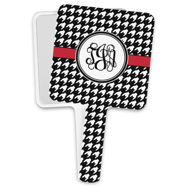Custom Houndstooth Hand Mirror (Personalized)