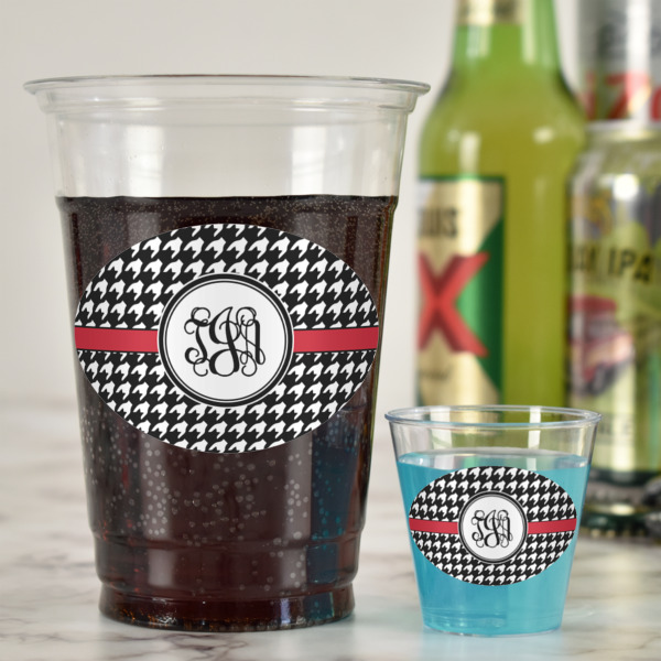 Custom Design - Plastic Shot Glasses - In Context