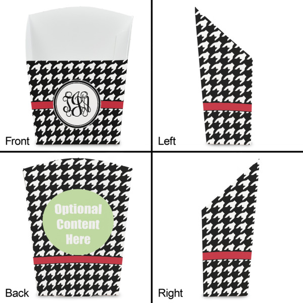 Custom Design - French Fry Favor Box - Front & Back View