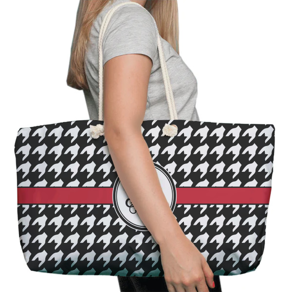 Custom Design - Large Rope Tote Bag - In Context View