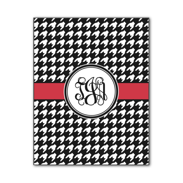 Custom Houndstooth Wood Print - 11x14 (Personalized)