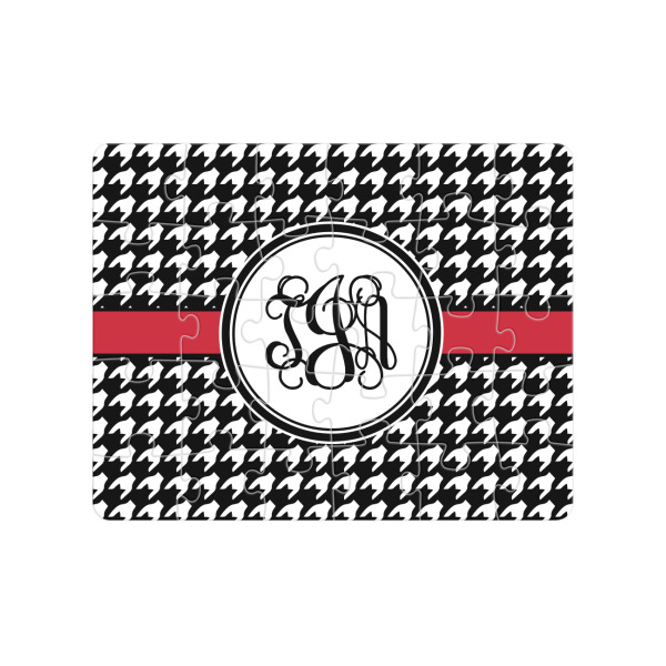 Custom Houndstooth Jigsaw Puzzles (Personalized)
