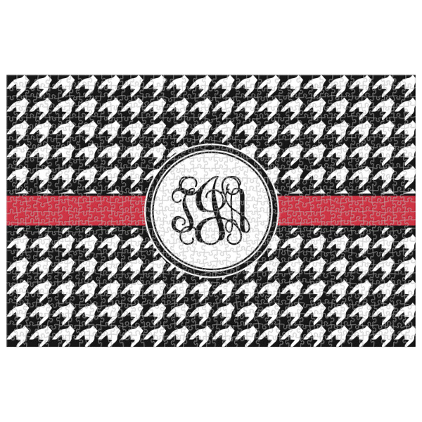 Custom Houndstooth Jigsaw Puzzle - 1000-piece (Personalized)