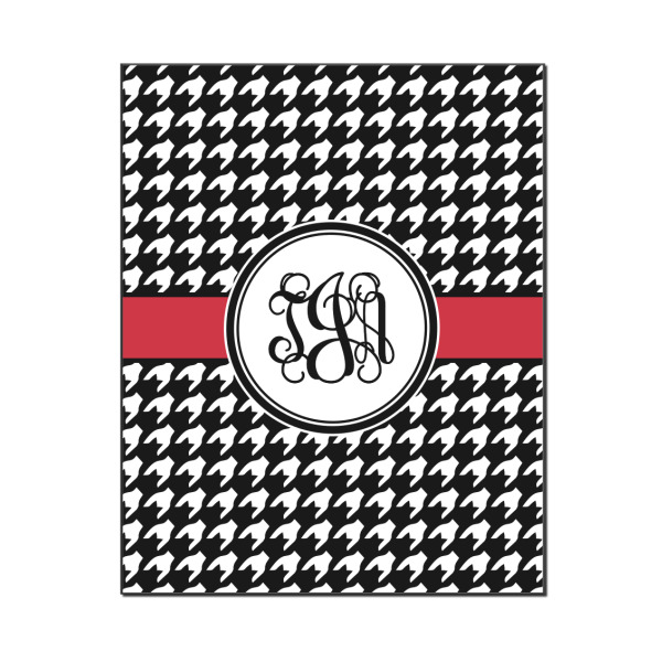 Custom Houndstooth Wood Print - 16x20 (Personalized)