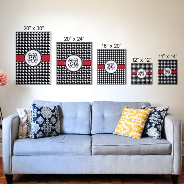 Custom Design - Wood Prints - Size Comparison