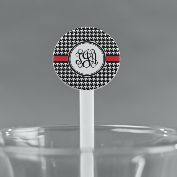 Custom Design - White Plastic 7" Stir Stick - Round - Main