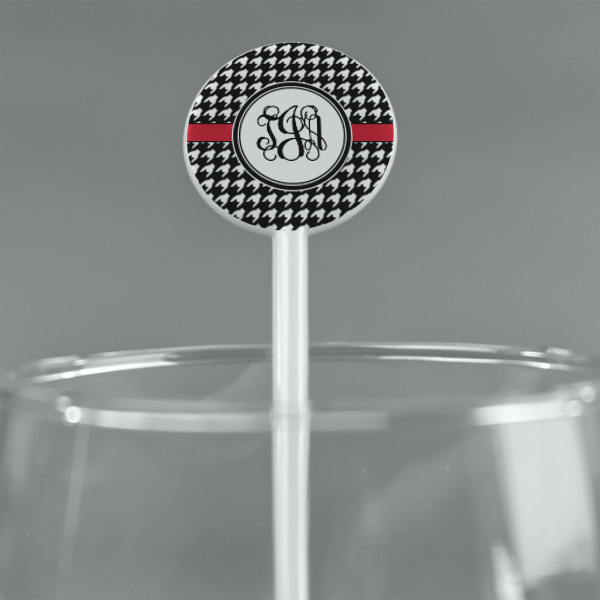 Custom Design - White Plastic 5.5" Stir Stick - Round - Main