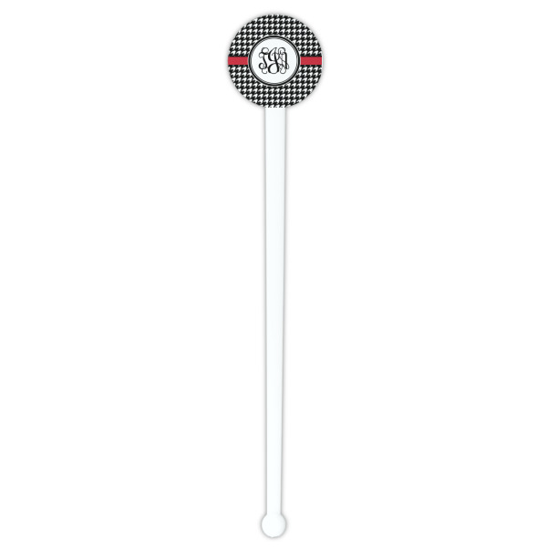 Custom Design - White Plastic 7" Stir Stick - Round - Single Stick