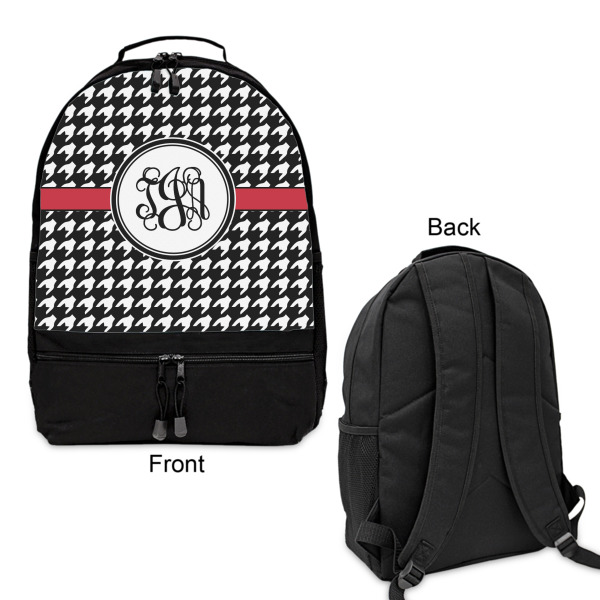 Custom Design - Large Backpack - Black - Front & Back View