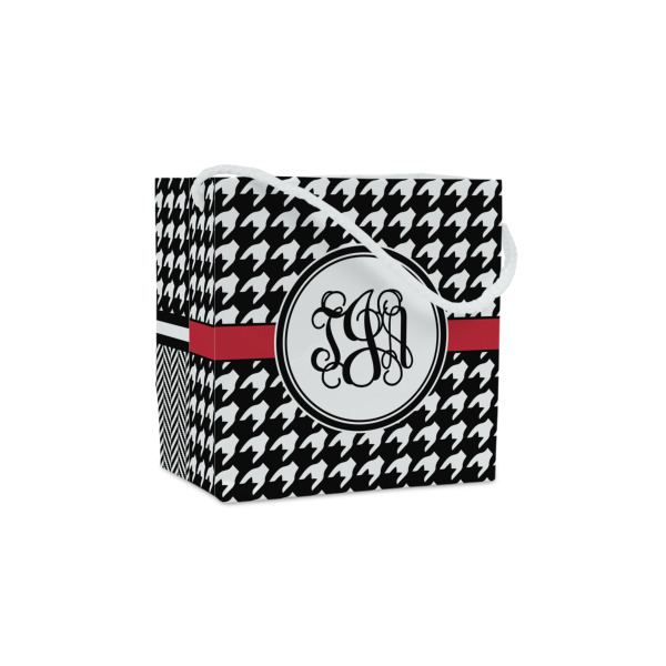 Custom Houndstooth Party Favor Gift Bags (Personalized)