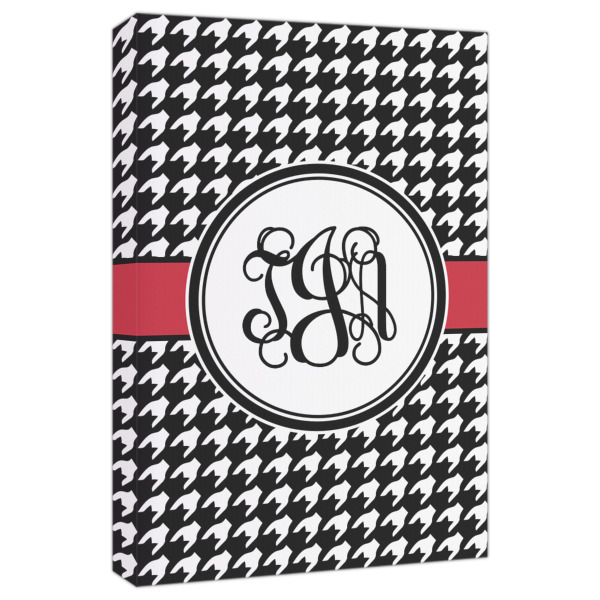 Custom Houndstooth Canvas Print - 20x30 (Personalized)