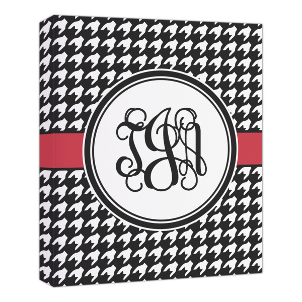 Custom Houndstooth Canvas Print - 20x24 (Personalized)
