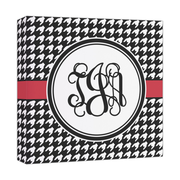 Custom Houndstooth Canvas Print - 12x12 (Personalized)