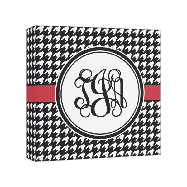 Custom Houndstooth Canvas Print - 8x8 (Personalized)