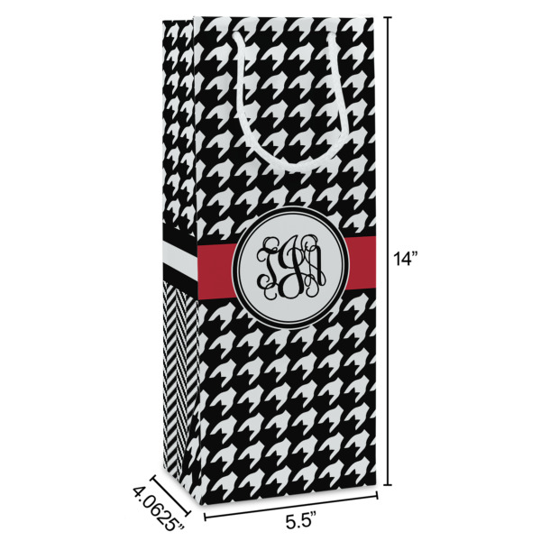 Custom Design - Wine Gift Bag - Dimensions