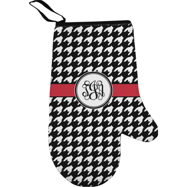 Custom Houndstooth Oven Mitt (Personalized)