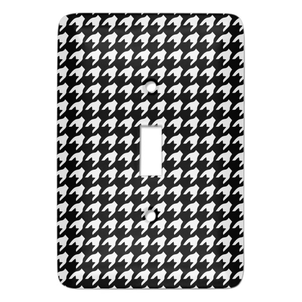 Custom Houndstooth Light Switch Cover