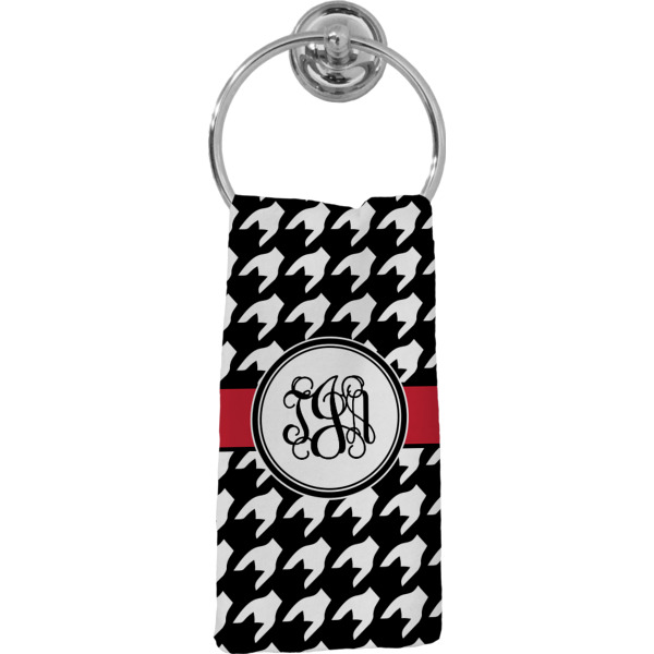 Custom Houndstooth Hand Towel - Full Print (Personalized)