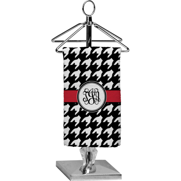 Custom Houndstooth Finger Tip Towel - Full Print (Personalized)