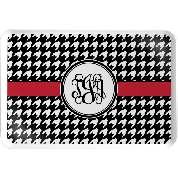Custom Houndstooth Serving Tray (Personalized)