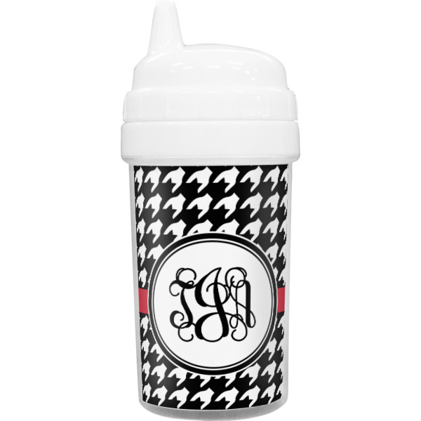 Custom Houndstooth Sippy Cup (Personalized)